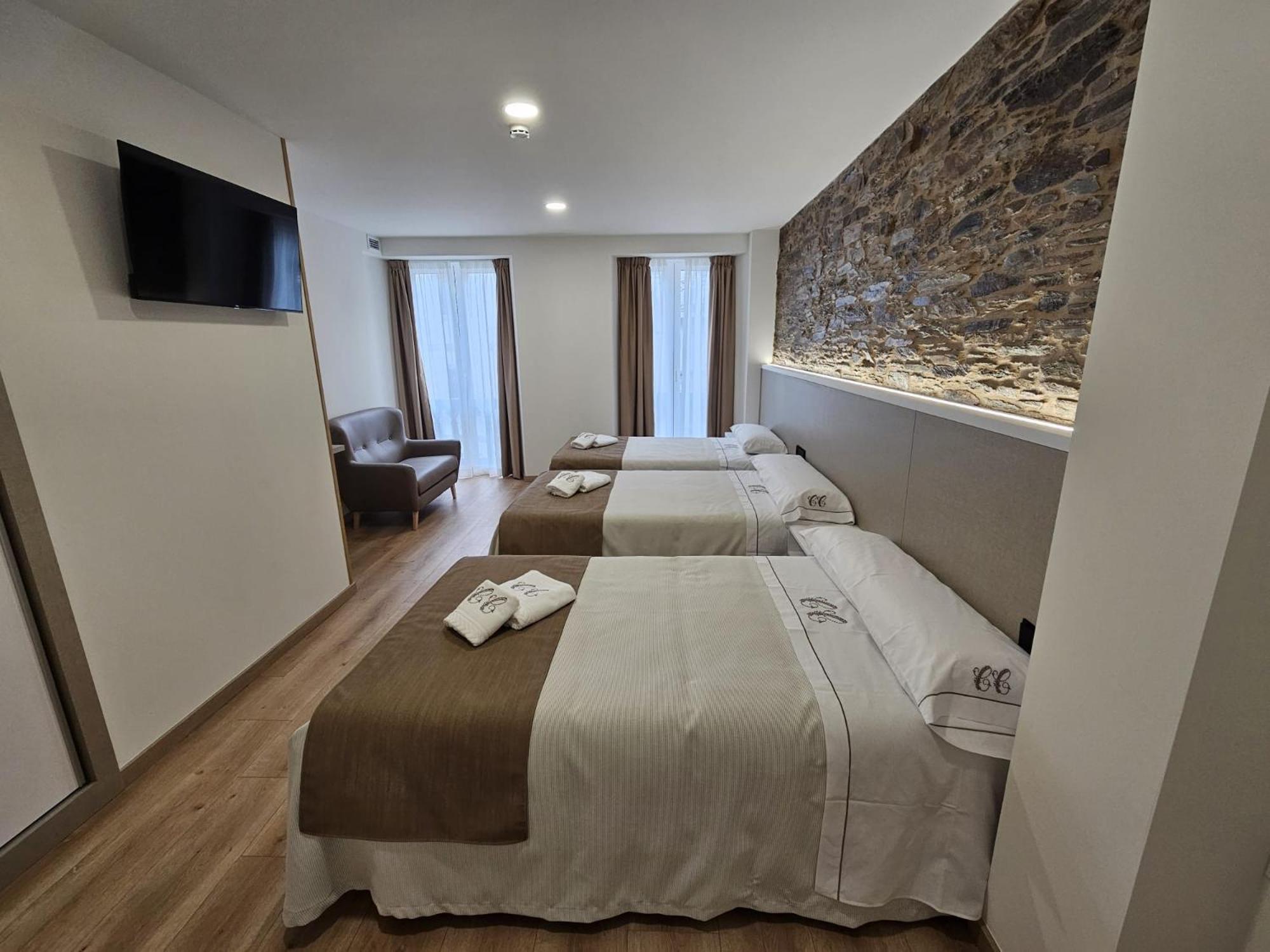 Pension Casa Cruceiro Arzua Bagian luar foto
