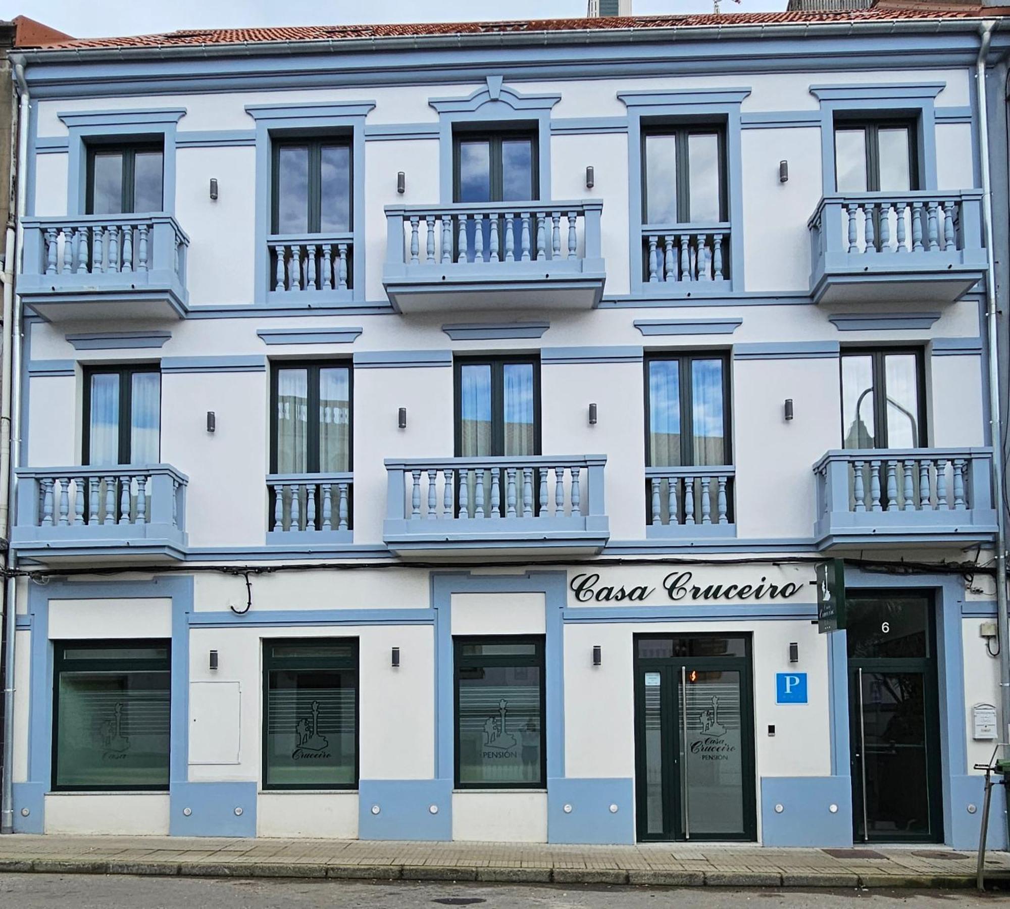 Pension Casa Cruceiro Arzua Bagian luar foto